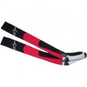 chaussettes alpinestars long tech mx thick rouge/noir jambieres chaussettes