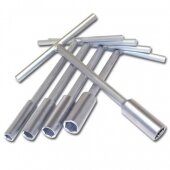 jeu de 5 cles en T 6 pans (8-10-12-13-14) outillages