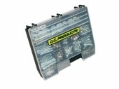 boite de vis M6 X100 260 pieces Vis (longueur; 12, 14, 16, 20, 25, 30, 35, 40, 45, 50m). + Rondelles plates diam�tre 16mm, �paisseur 1.5mm. + Rondelles plates diam�tre 20mm �paisseur 1.5mm. + Ecrous crant�s outillages