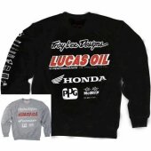 SWEAT TLD RACING GREW NECK NOIR/GRIS sweatshirt