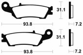 Plaquettes de frein avant BREMBO 250 YZ 2008-2016 plaquettes de frein