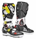 Bottes SIDI Crossfire SRS 2 Rouge Blanc noir jaune fluo 