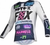Maillot Cross FOX 180 Nirv Grey Yellow 2017 maillots pantalons