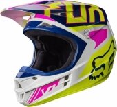 Casque cross FOX V1 Falcon Ece Navy White 2017 casques