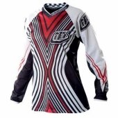 MAILLOT FEMME TLD GP AIR NOIR/ROUGE