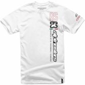 T-SHIRT ALPINESTARS LEADERBOARD BLANC tee shirt