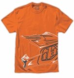 TEE SHIRT TLD Helmet tee orange tee shirt