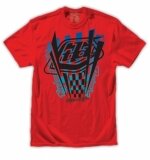 TEE SHIRT TLD Checks tee red tee shirt