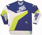 MAILLOT FIRTS RACING LITE BLEU 2017 maillots pantalons