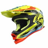 Casque KENNY performance JAUNE FLUO/BLEU/ORANGE 2017 casques
