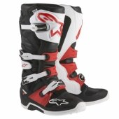 BOTTES ALPINESTARS TECH 7 NOIR/BLANC/ROUGE bottes