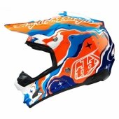 Casque TLD SE3 Galaxy Bleu Orange casques