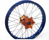 ROUE AVANT HANN WEELS Jante Bleue / Moyeu Orange 250 SX-F 2013-2014