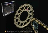 Kits chaine Renthal COURONNE ALU CHAINE R3 250 EX-C 2014 kit chaine