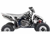 Kit Deco Blackbird Tribal Skull 2 Blanc Suzuki450 LTR 2006-2015 kit deco quad