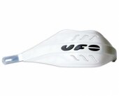 Prot�ge-Mains Moto X Supermotard Blancs Avec Renfort Alu �28mm protege main