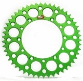 COURONNE RENTHAL ANODISEES VERT 250 KX 1992-2001