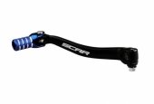 Selecteur De Vitesse Scar Noir Mat/Embout Bleu Yamaha 250 YZ-F 2014-2016 selecteurs
