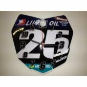 HORLOGE SUR PLAQUE AVANT MOTO CROSS HORLOGE