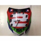 HORLOGE SUR PLAQUE AVANT MOTO CROSS HORLOGE