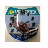HORLOGE SUR PLAQUE AVANT MOTO CROSS HORLOGE