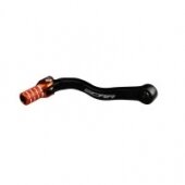 Selecteur De Vitesse Scar Noir Mat/Embout Orange Ktm 125 SX 2001-2015 selecteurs