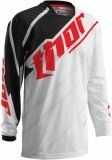 MAILLOT THOR PHASE VENTED DOPPLER BLANC/NOIR 2016 maillots pantalons
