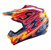 Casque Troy Lee Designs SE3 Reflection Rouge