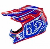 Casque Troy Lee Designs Air Scratch Rouge bleu casques
