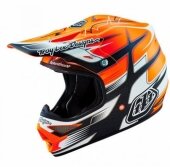 Casque Troy Lee designs SE3 Neptune jaune
