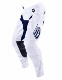 Pantalon Troy Lee Designs SE Starburst Blanc Bleu maillots pantalons