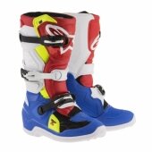 BOTTES ALPINESTARS KID TECH 7 BLEU/BLANC/ROUGE/JAUNE bottes kid