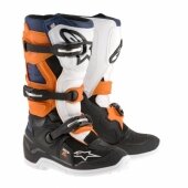 BOTTES ALPINESTARS KID TECH 7 NOIR/ORANGE/BLANC bottes kid