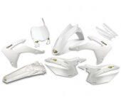 KIT PLASTIQUE CYCRA 6 ELEMENTS BLANC 250 CR-F 2014-2016 kit plastique cycra powerflow