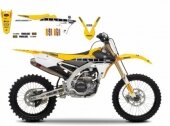 Kit d�co replica Team Maggiora Limited Blackbird jaune Yamaha 250 YZ-F 2014-2016