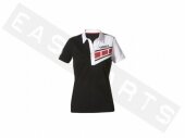 Polo YAMAHA Classic 2016 noir/ blanc Femme paddock yamaha