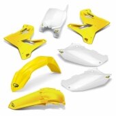 KIT PLASTIQUE CYCRA JAUNE/BLANC 125 YZ 2005-2014 kit plastique cycra powerflow