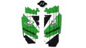  Kit d�co de grille de radiateur Blackbird KAWASAKI 250 KX-F 2009-2016 kit deco radiateur