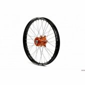 Roue avant compl�te A.R.T 21x1.60 jante noire/moyeu orange KTM EXC/EXC-F 125 et + 2003-2015 roues completes