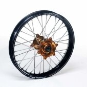 Roue avant compl�te Haan Wheels jante noire/moyeu or Suzuki 250 RM-Z 2005-2017 roues completes