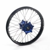 Roue Arri�re compl�te Haan Wheels A60 jante noire/moyeu bleu Yamaha 250 YZ-F 2009-2017 roues completes