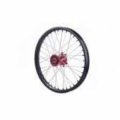 ROUE AVANT KITE ELITE JANTE NOIRE MOYEU ROUGE Honda 125 CR 1995-2007 roues completes