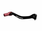 Selecteur de vitesse SCAR noir mat/embout rouge Honda 250 CR-F 2014-2016