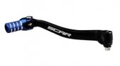 Selecteur de vitesse SCAR noir mat/embout bleu Kawasaki 250 KX-F 2011-2016 selecteurs
