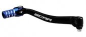  Selecteur de vitesse SCAR noir mat/embout bleu Kawasaki 85 KX 2001-2016 selecteurs
