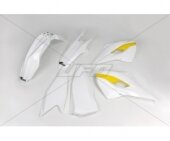 Kit plastique UFO couleur origine Husqvarna 125 TE 2014-2015