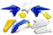 KIT PLASTIQUE CYCRA BLEU/BLANC/JAUNE 450 YZ-F 2014-2016 kit plastique cycra powerflow