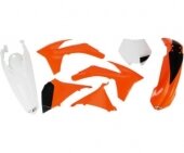 Kit plastiques UFO couleur origine orange/blanc KTM 150 SX 2011