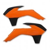 OUIES DE RADIATEUR UFO ORANGE/NOIR KTM 150 SX 2013-2015