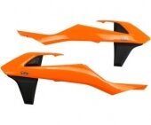 Ouies de radiateur UFO oem orange noir ktm 150 SX 2016-2017